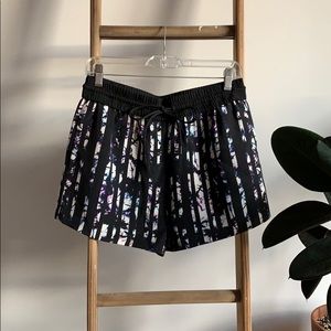 Alexander Wang fancy silk shorts